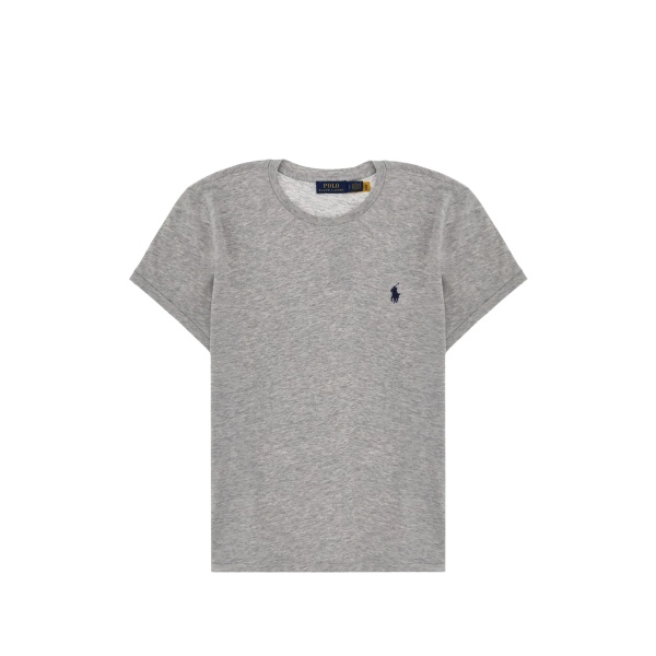 logo-embroidered T-shirt