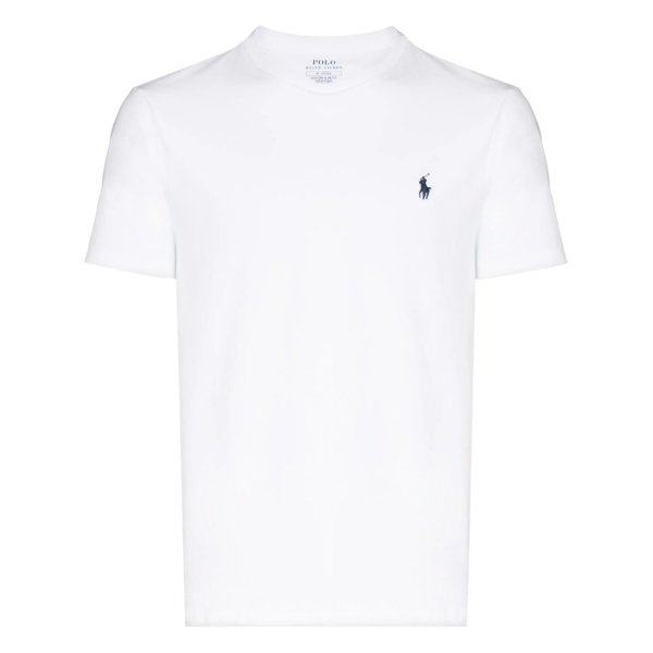 logo-embroidered T-shirt