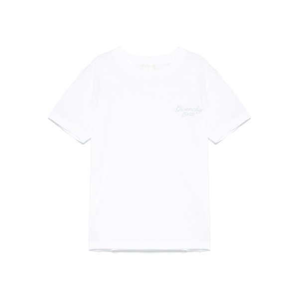 logo-embroidered T-shirt