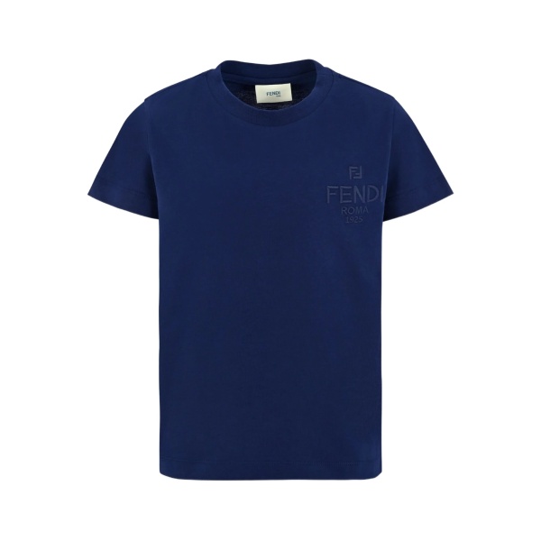 logo-embroidered T-shirt