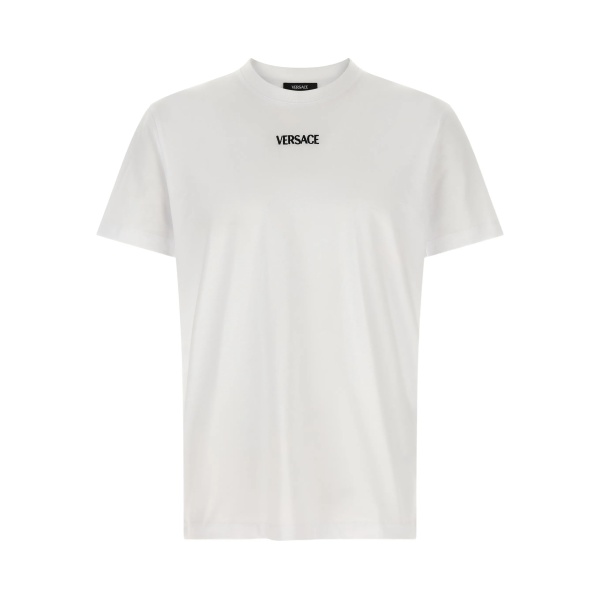 logo-embroidery crew-neck T-shirt