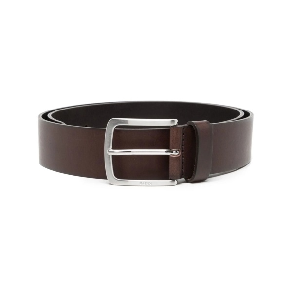 logo-engraved buckle belt