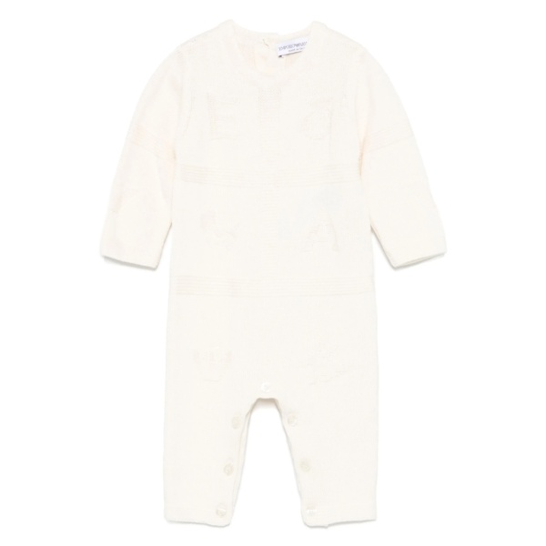 logo-intarsia pajamas