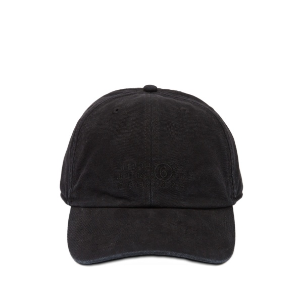 logo-motif cotton baseball cap