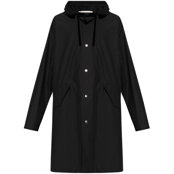 logo parka coat