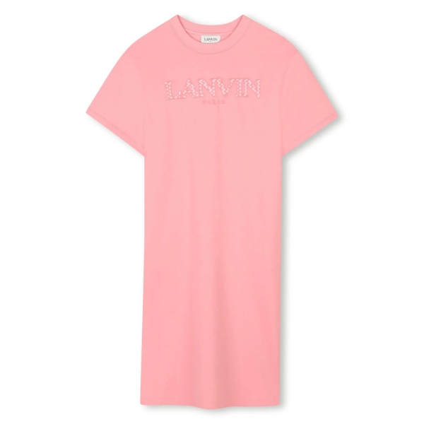 logo-patch dress