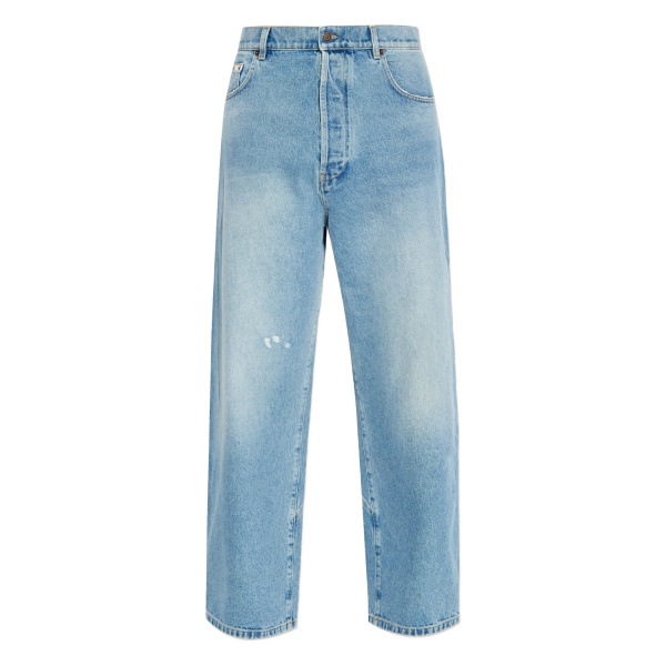 logo-patch jeans