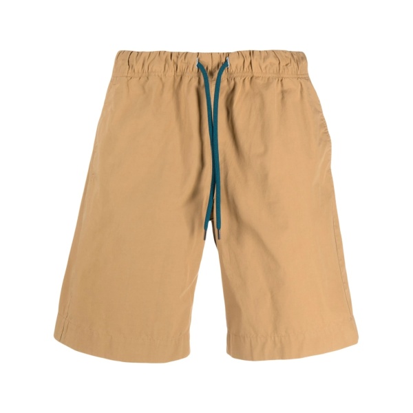 logo-patch organic-cotton deck shorts
