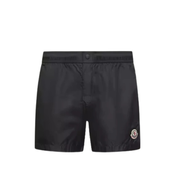 logo-patch swim shorts