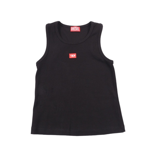 logo-patch tank top