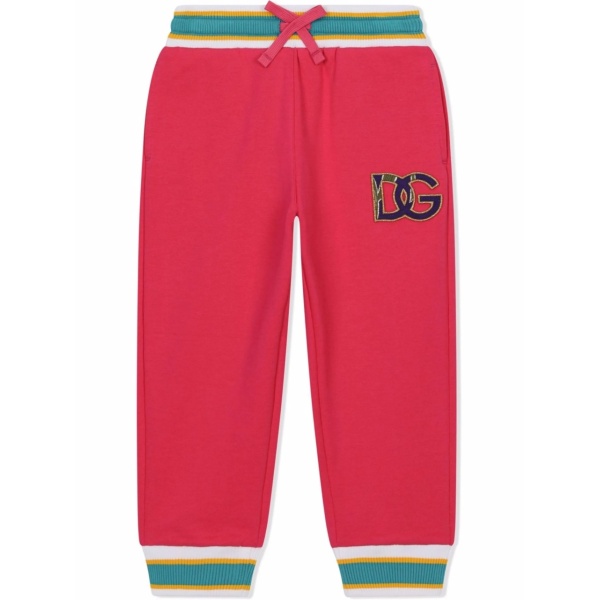 logo-patch track trousers