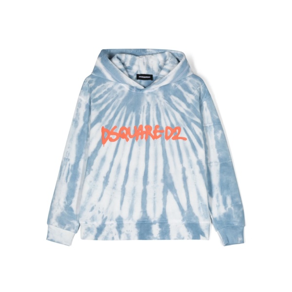 logo-print cotton hoodie