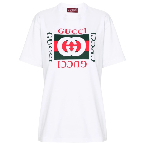logo-print cotton T-shirt
