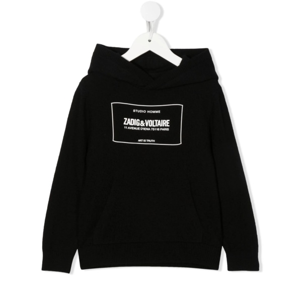logo-print hoodie