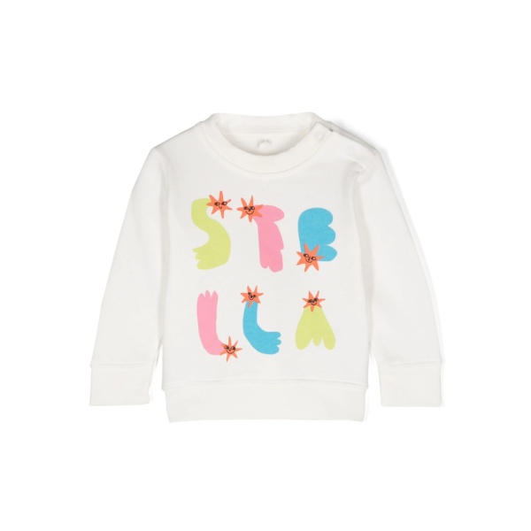 logo-print organic-cotton sweatshirt