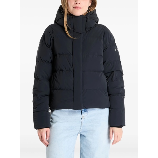 logo-print padded jacket