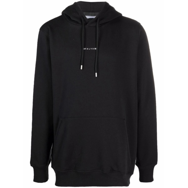 logo-print pullover hoodie