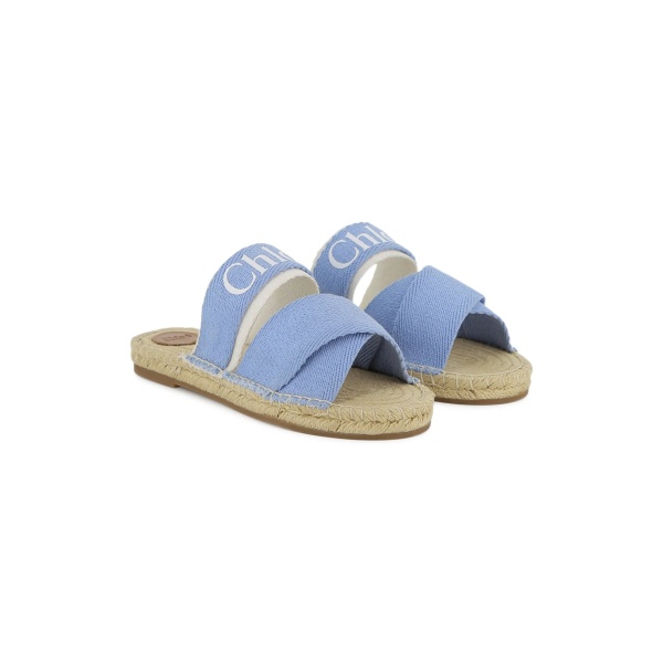 logo-tape sandals