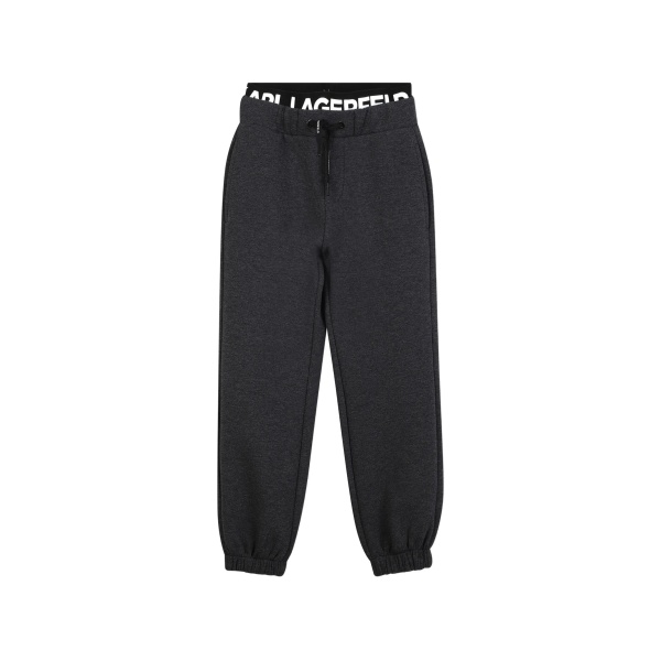 logo-waistband track bottoms