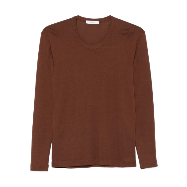 long-sleeve cotton T-shirt