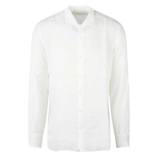 long-sleeve linen shirt
