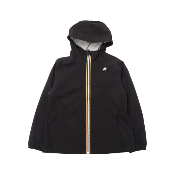 Marguerite hooded zip-front jacket