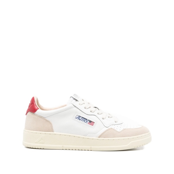 Medalist leather suede sneakers