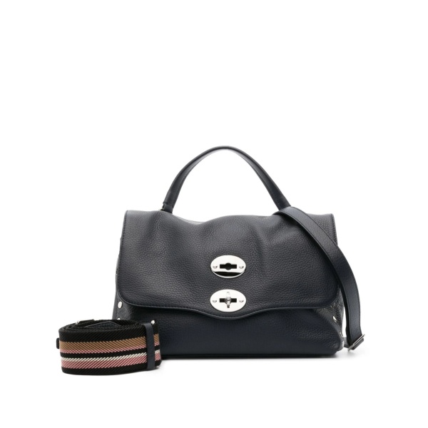 medium Postina pebbled-leather tote bag