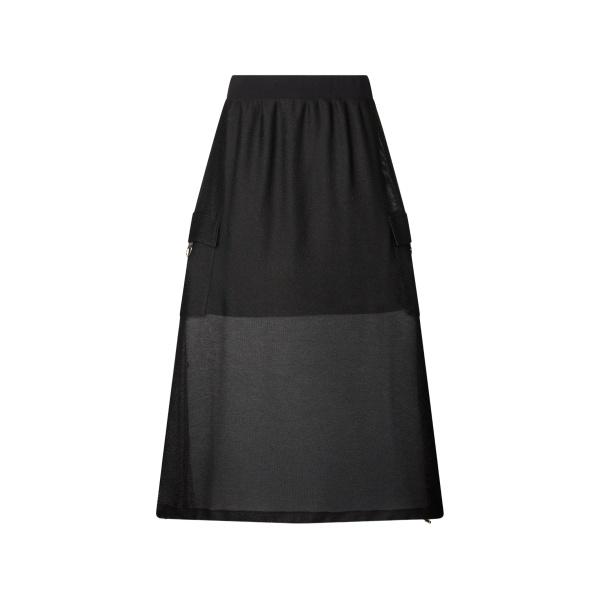 mesh maxi skirt