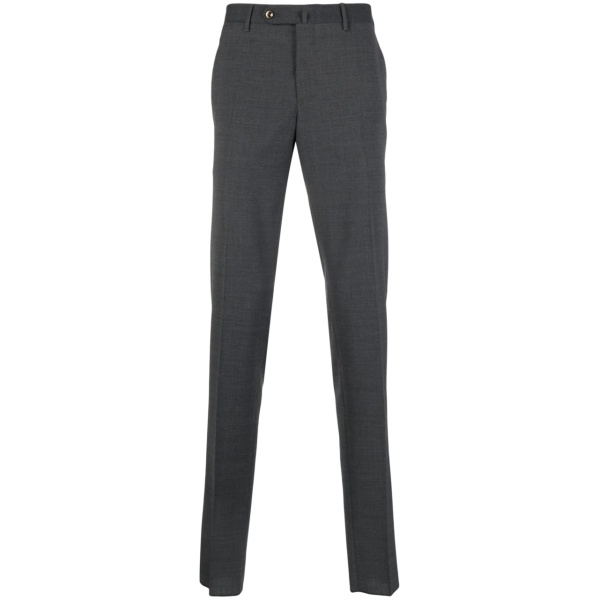 mid-rise tapered trousers