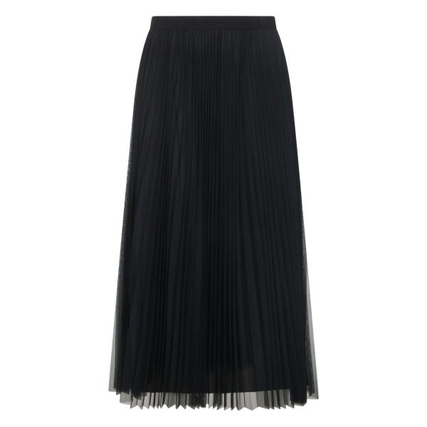 midi pleated skirt