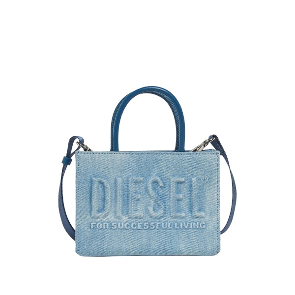 mini Dsl 3D embossed-logo tote bag