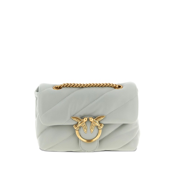 mini quilted love birds crossbody bag
