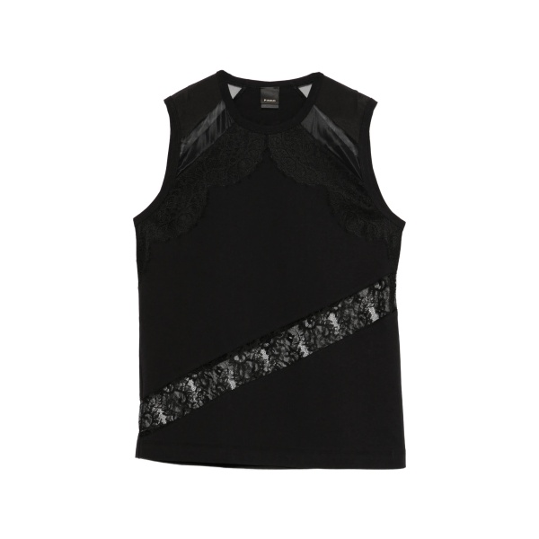 Molly lace-panel top