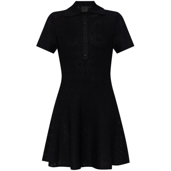 monogram-jacquard dress