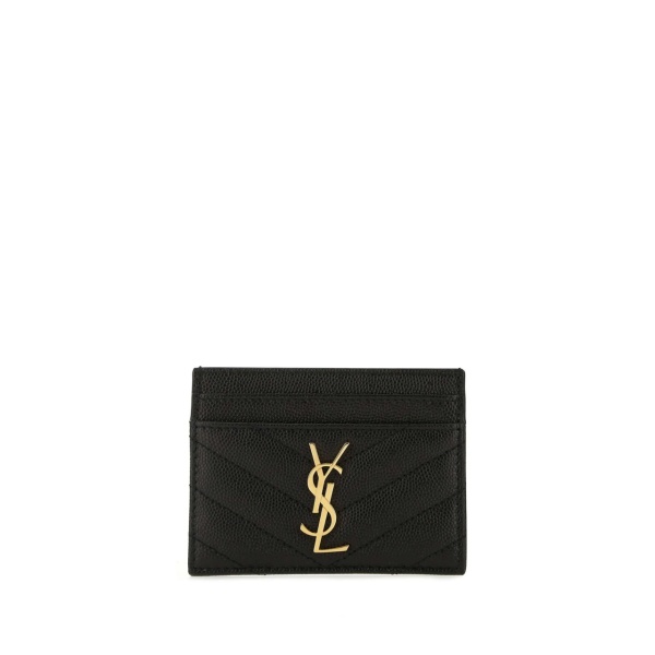 monogram quilted cardholder