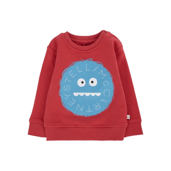 monster-print sweatshirt