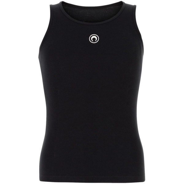 Moon Logo ribbed tank top