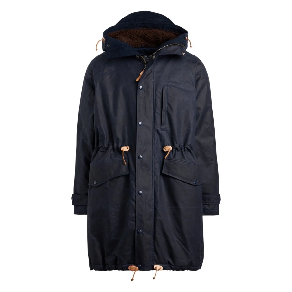Mountain flap-pocket parka coat