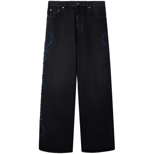 Natlover distressed straight-leg jeans