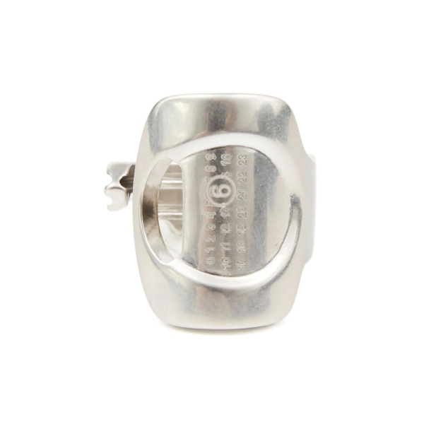 numbers-engraved cut-out ring