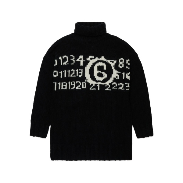 numbers-motif dress