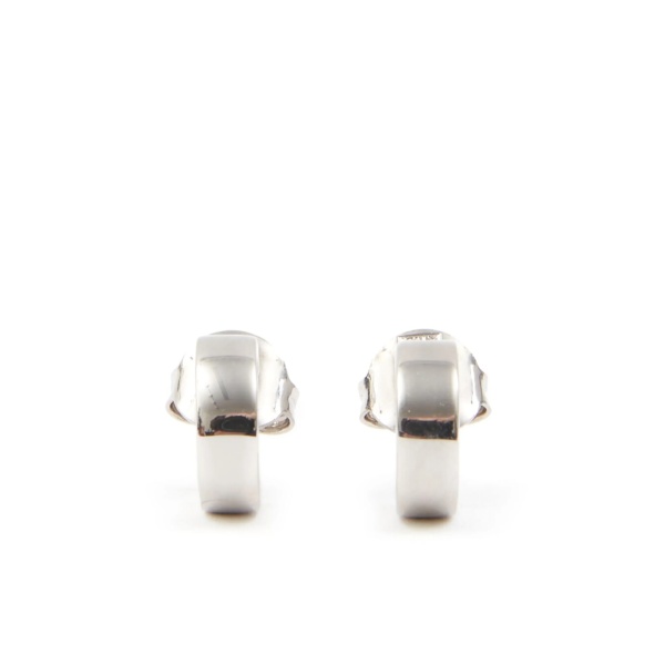 Numeric engraved hoop earrings