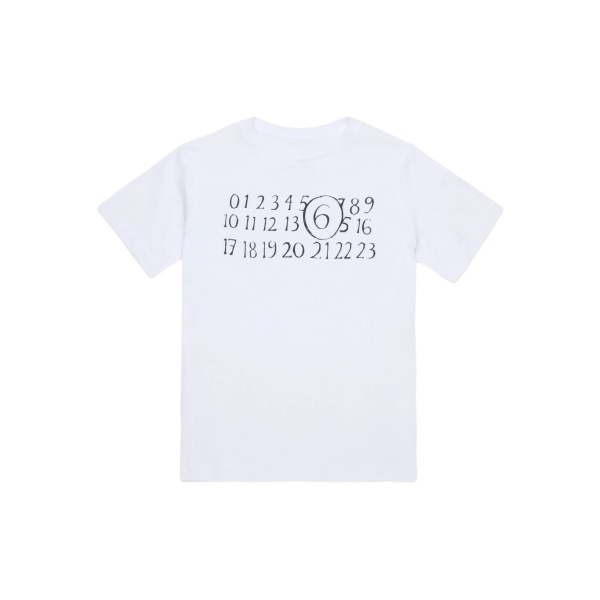 numeric-print T-shirt