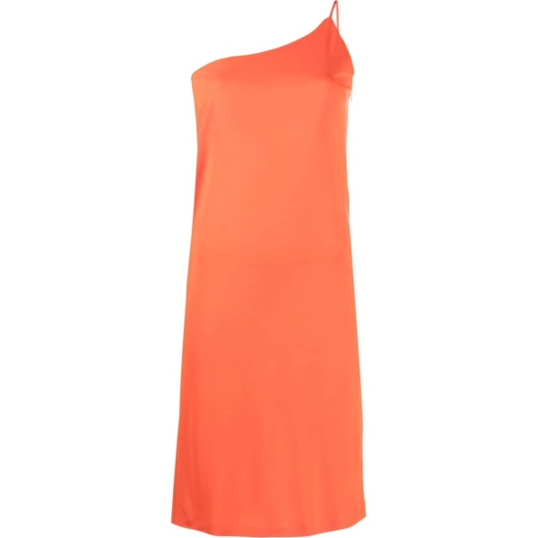 off-shoulder knee-length dress