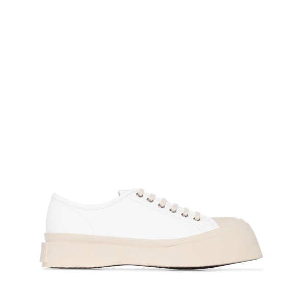Pablo leather lace-up sneakers