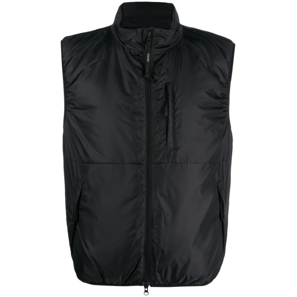 padded high-neck gilet