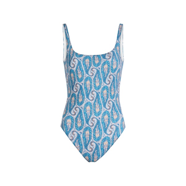 paisley-pattern swimsuit