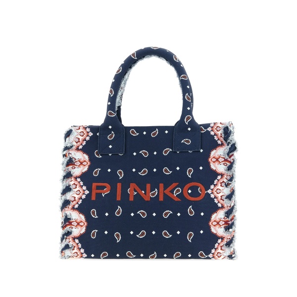 paisley-pattern tote bag