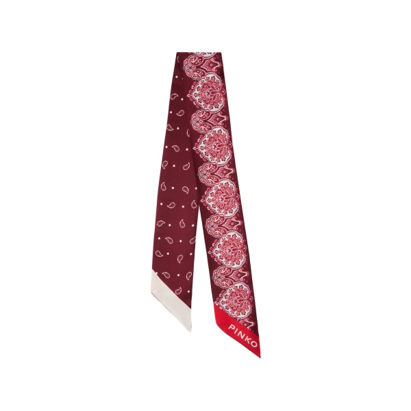 paisley-print scarf